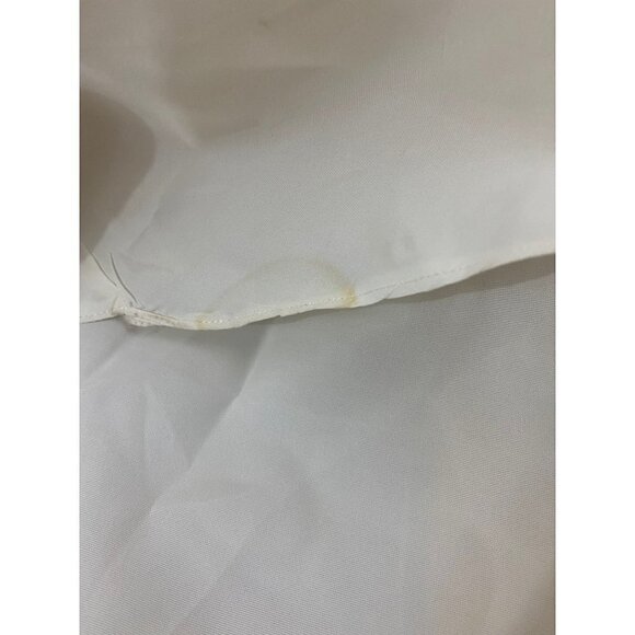 Vintage 1980's/1990's Beaded Bodice Silk Wedding Gown - Small - Picture 8 of 16